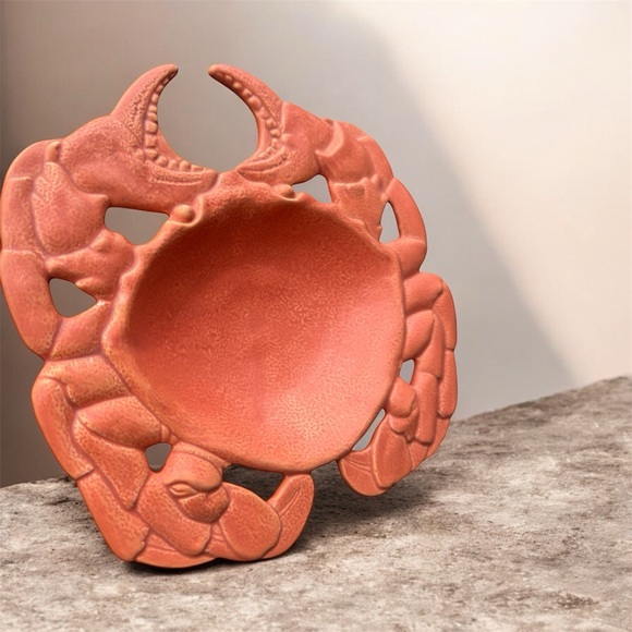 RARE! BERGSCHRUND Pelican Reef Collection 1999 Set of 8 Crab Bowls